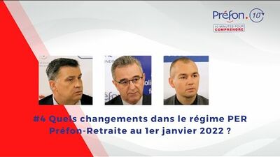 Miniature vidéo : quels changements dans le régime PER Préfon-Retraite au 1er janvier 2022
