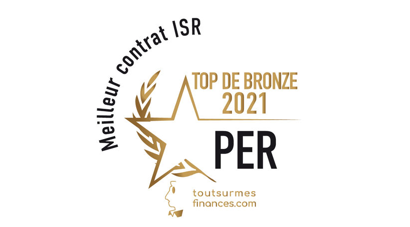 Top de bronze 2021 meilleur contrat ISR pour le PER Préfon Retraite