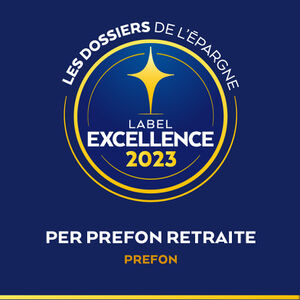 Label Excellence 2023 PER Préfon-Retraite