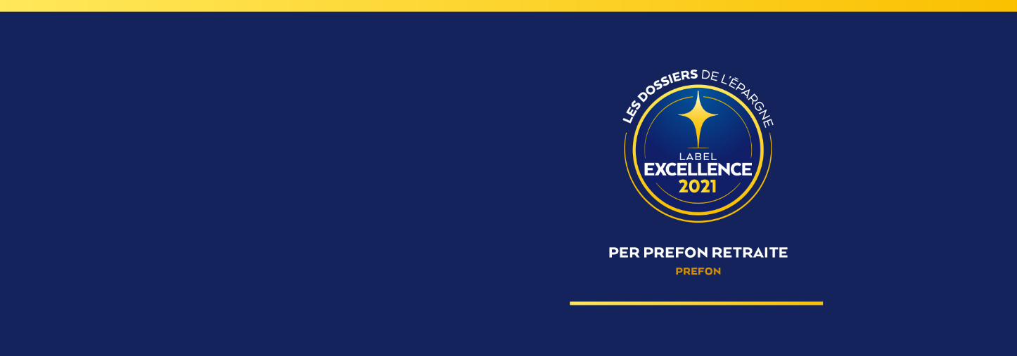 logo label excellence 2021 pour PER Préfon retraite